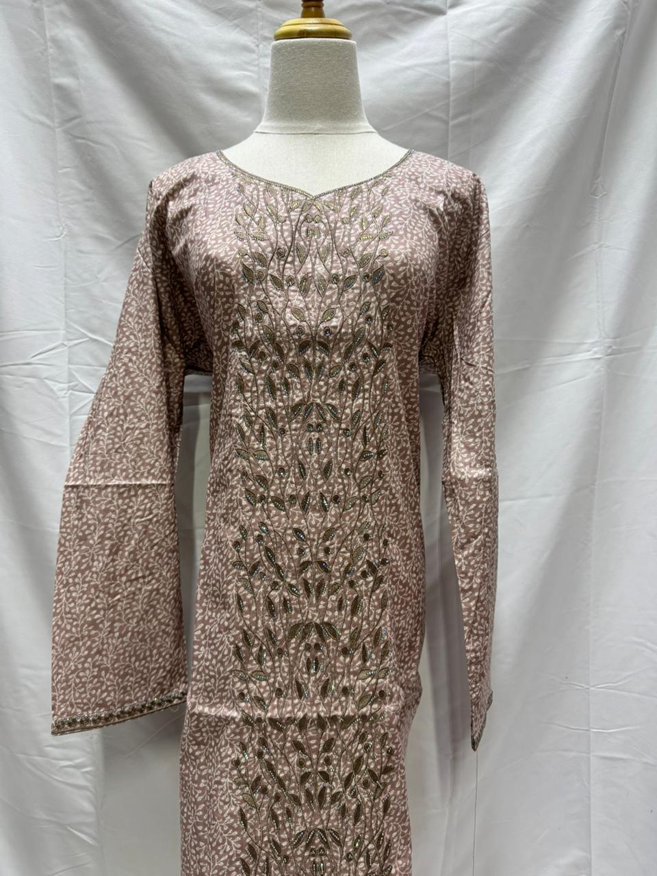 MUKHAWAR Cotton Full sleeve - Brown